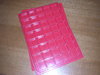 10 plateaux plastique rouge cases carrées avec couvercle