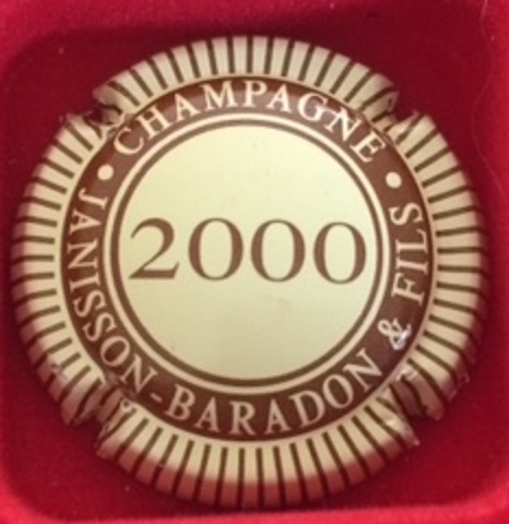 Capsule de Champagne:  Extra !! JANISSON BARADON n°13 Millésime 2000 !!! 